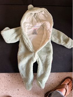 Magnetic Me Baby Fleece Bear Bunting Suit 0–3 Months