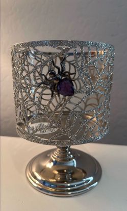 Bath and Body Works spiderweb candle holder