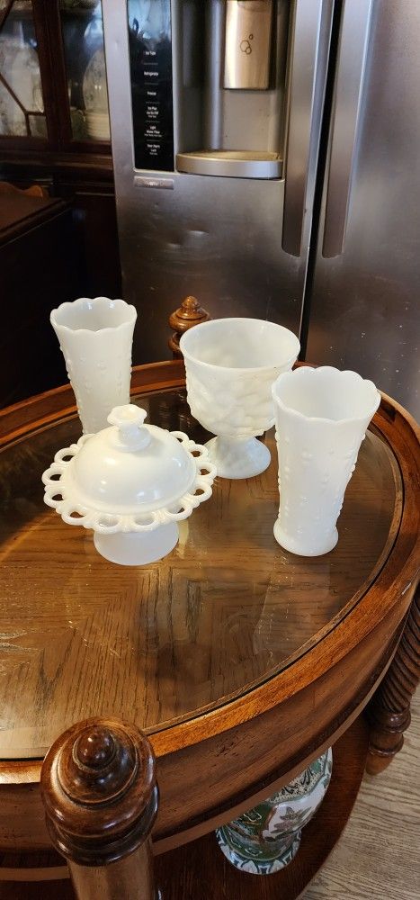 Antique Milk Glass