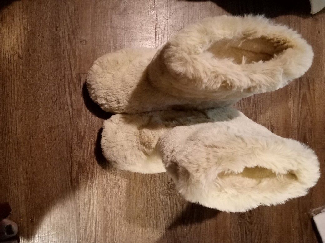 BAMBOO FUR SOLID BOOTS 
