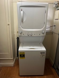 GE stacked washer dryer