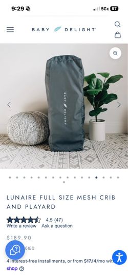 Baby Delight Mesh crib