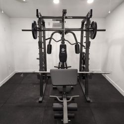 Smith Machine 2001 | Multi-Use Adj Bench | Gym Equipment | Fitness | Squat Rack | Excercise |🔴WEIGHTS AND BARBELL SOLD SEPARATELY 🔴 FREE DELIVERY 🚚