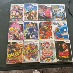 Wii Games $15 Each