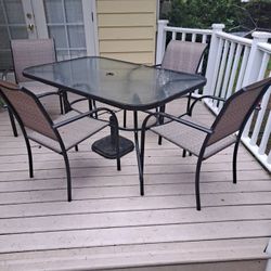 Patio Table and Chairs - Delivery Available


