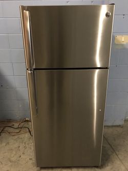 Brand New GE 16 Cu Ft Stainless Steel With Ice Maker With 1 Year Warranty