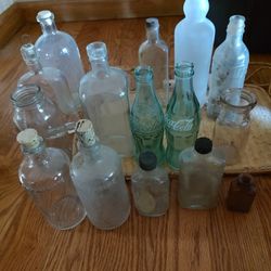 Vintage Glass Bottles