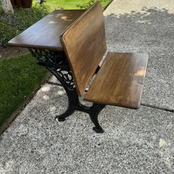 Antique School Desk