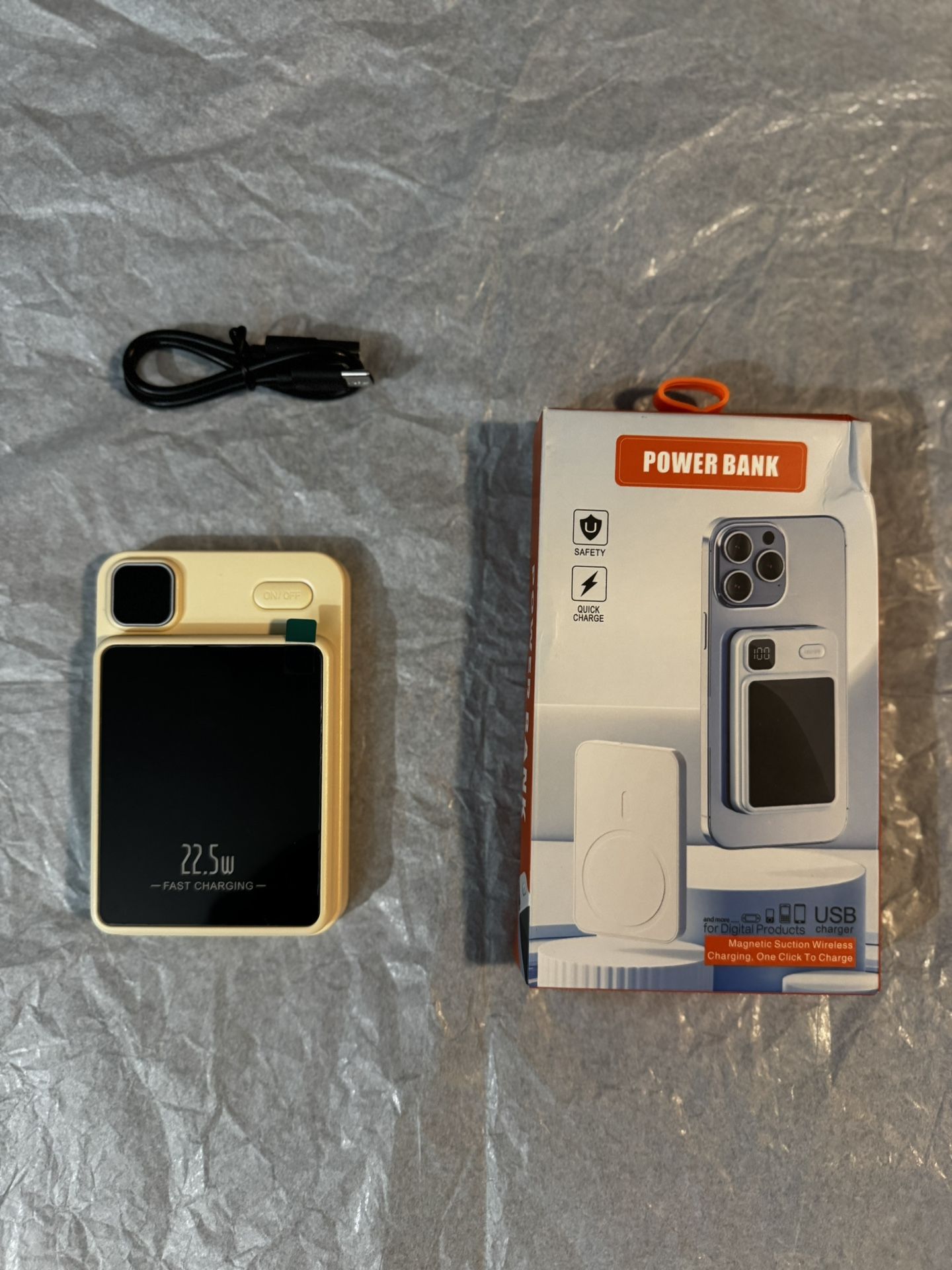 Power Bank Wireless Charging Phone