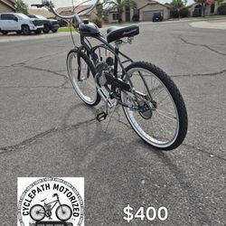 Gas Bike Not Electric Bike Motorized Bicycle Motor Bike Moped Delivery Available