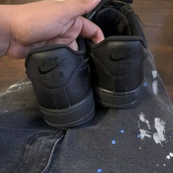 Semi Used Black Af1 Forces