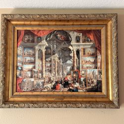 VEDUTE DI ROMA MODERNA BY GIOVANNI PAOLO PANINI Picture Frame 