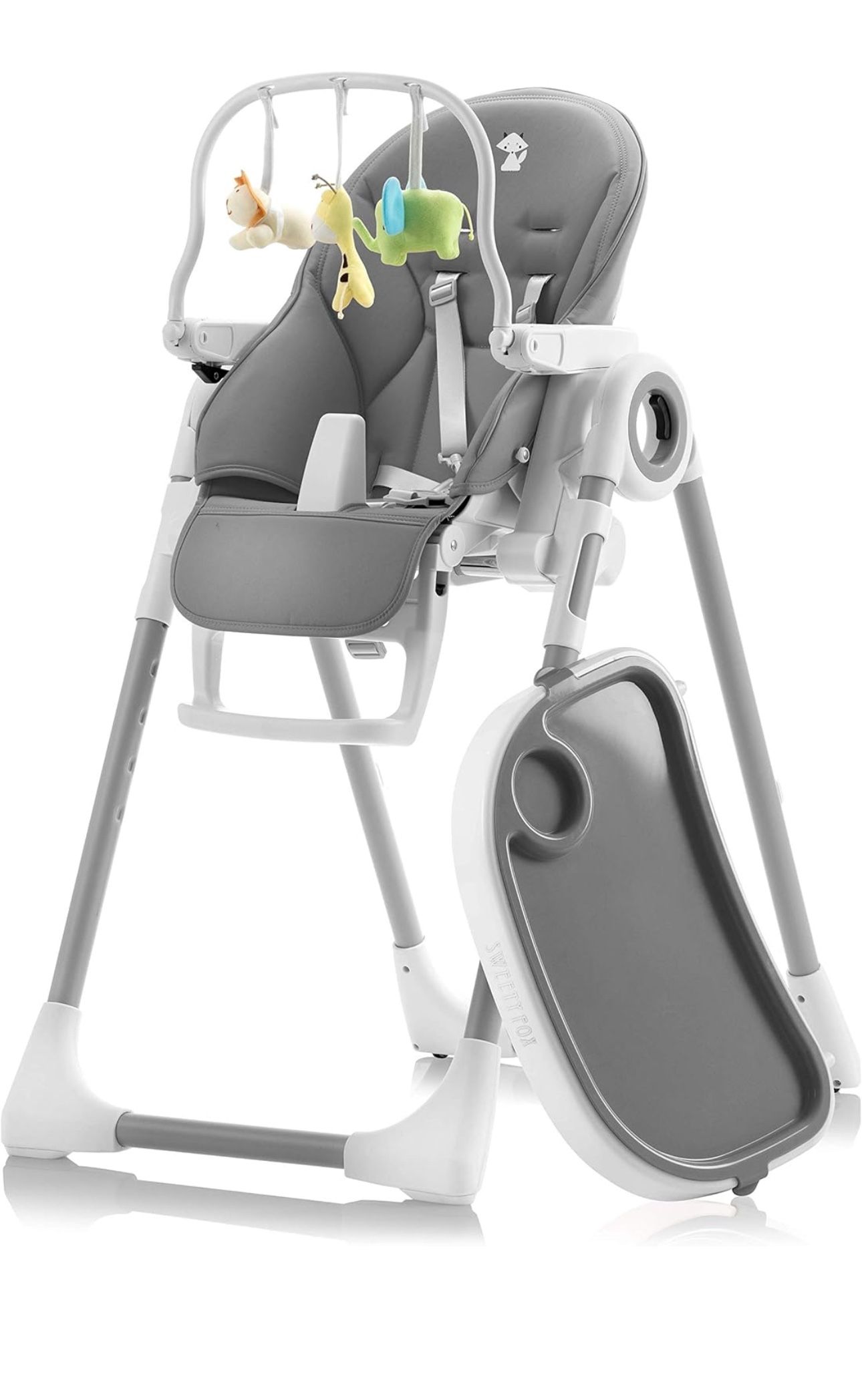Sweety Fox High Chair In Grey