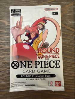 Bandai One Piece Trading Card Game Round 1 Promotion Pack English Promo 1 Pack