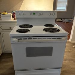 White Stove Ready To Be Used