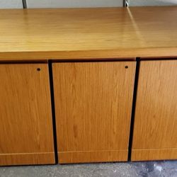 Wooden Storage/Credenza  NO key available 