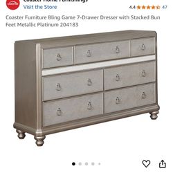 Sofia Vergara Paris Silver Dresser