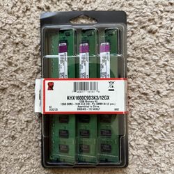 Kingston 4 GB x 3 RAM