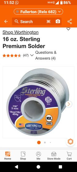 STARLING PREMIUM LEAD FREE SOLD WIRE SOLDER 16 OZ MADE IN USA HARRIS 10 ROLLOS $400 For All