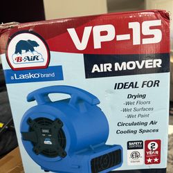 B-AIR VP-15 ⅛ HP COMPACT RESIDENTIAL AIR MOVER & BLOWER FAN: BLUE