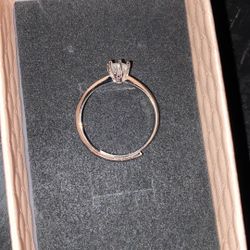 Moissanite Sliver Ring