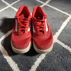Van’s Red/White Tennis Shoes