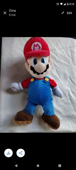 Mario Plush 16 Inches Good Condition $20