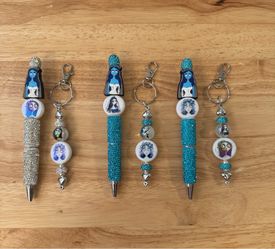 Corpse Bride Gift Pen and Keychain Sets Birthday
