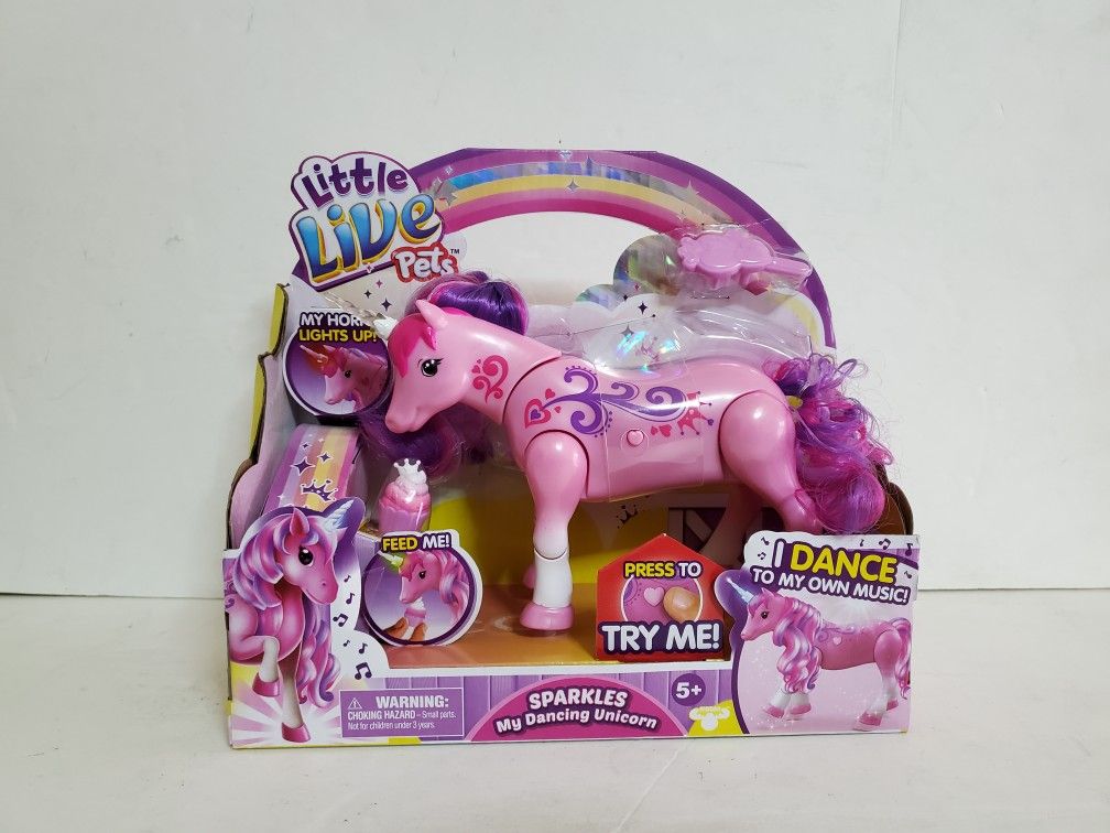 Little Live Pets My Dancing Unicorn Sparkles Figure Interactive Collection