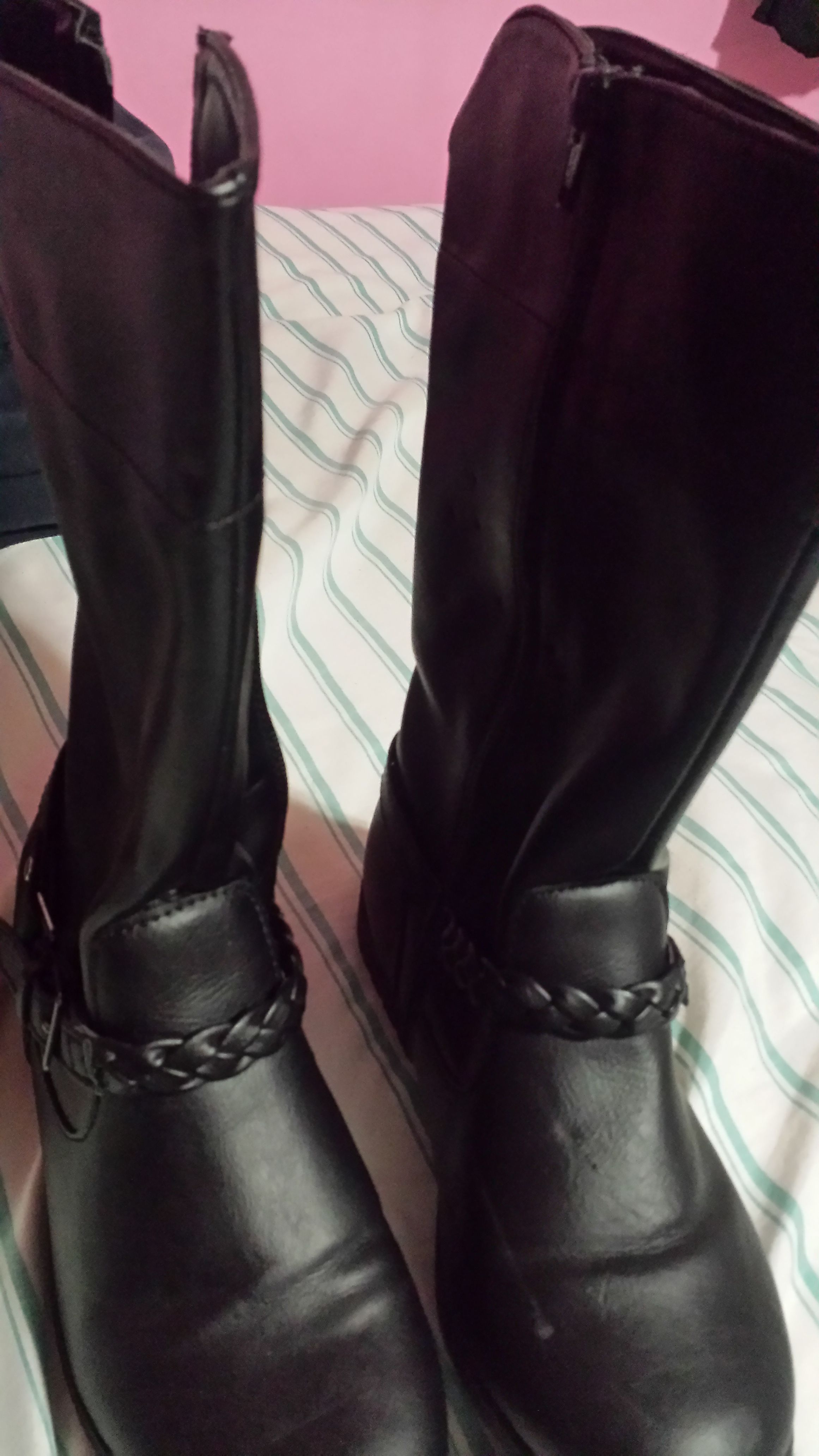 Girls size 3 leather boots