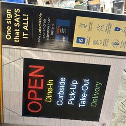 ALL-IN-ONE  led OPEN sign