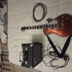 Electric Guitar And Amp Set