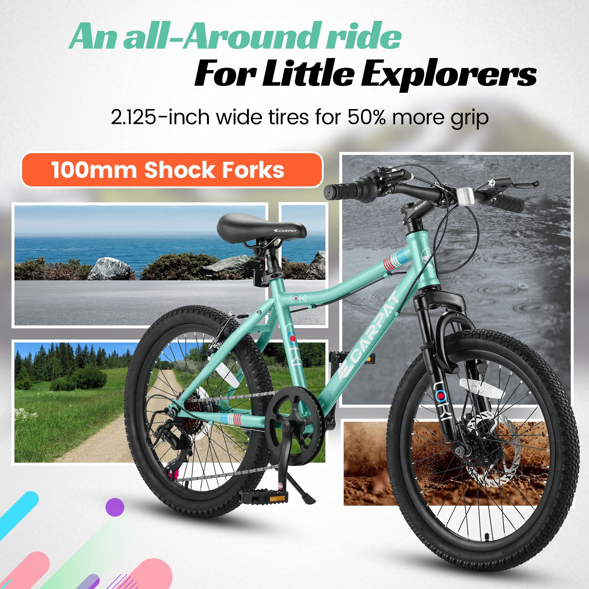 ubuy kids girls mountain bike