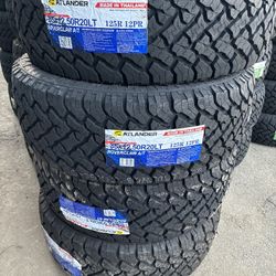 35x12.50/20 Atlander Tires Installed And Balanced 