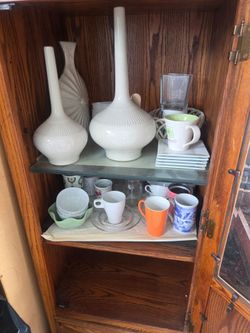 Asst...items.cups,bottles, and bowls