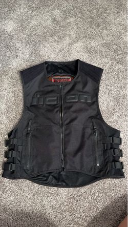 Brigand Motorcycle Vest Black S/M