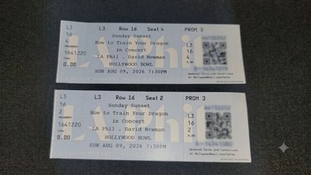 Concert Tickets (HTTYD)