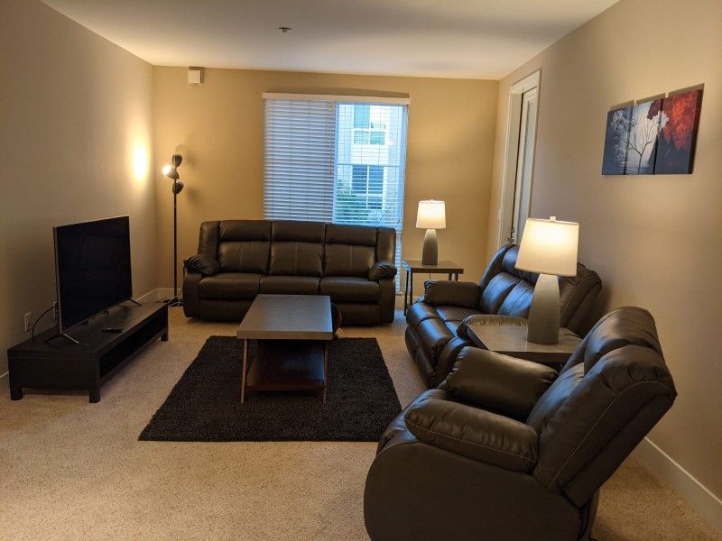 Grey Power Reclining Ashley Living Room Set