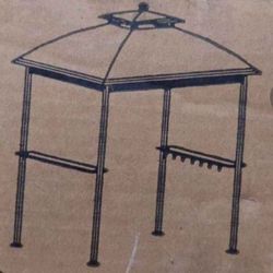 grill gazebo 5x8 ft sunroof material is polyester new in box