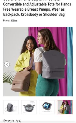 (WILLOW )Backpack ONLY. Which Crossbody or Shoulder Bag