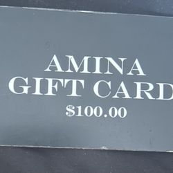 $100 Amina Gift Card For $60