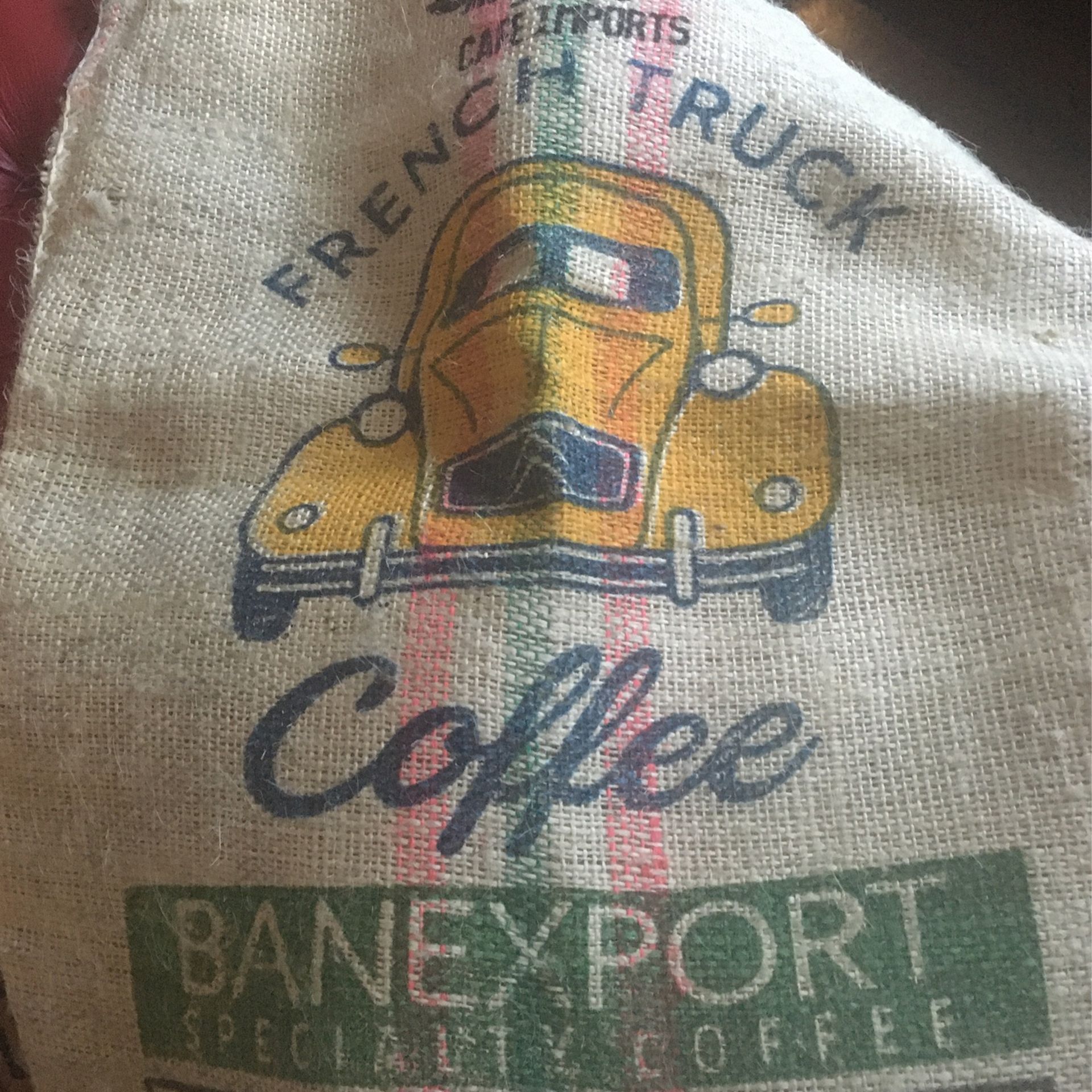 Burlap Coffee Bags! Great For Large Gifts Or  I Recovered Dining Chairs W Them Very Shabby Chic