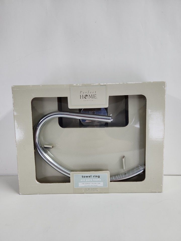 Perfect Home Towel Ring, the Dorset collection, lifetime warranty, New, (Sealed). 474 918

Perfect HOME 
Inspired Living

ENGLISH:
The essence of Perf