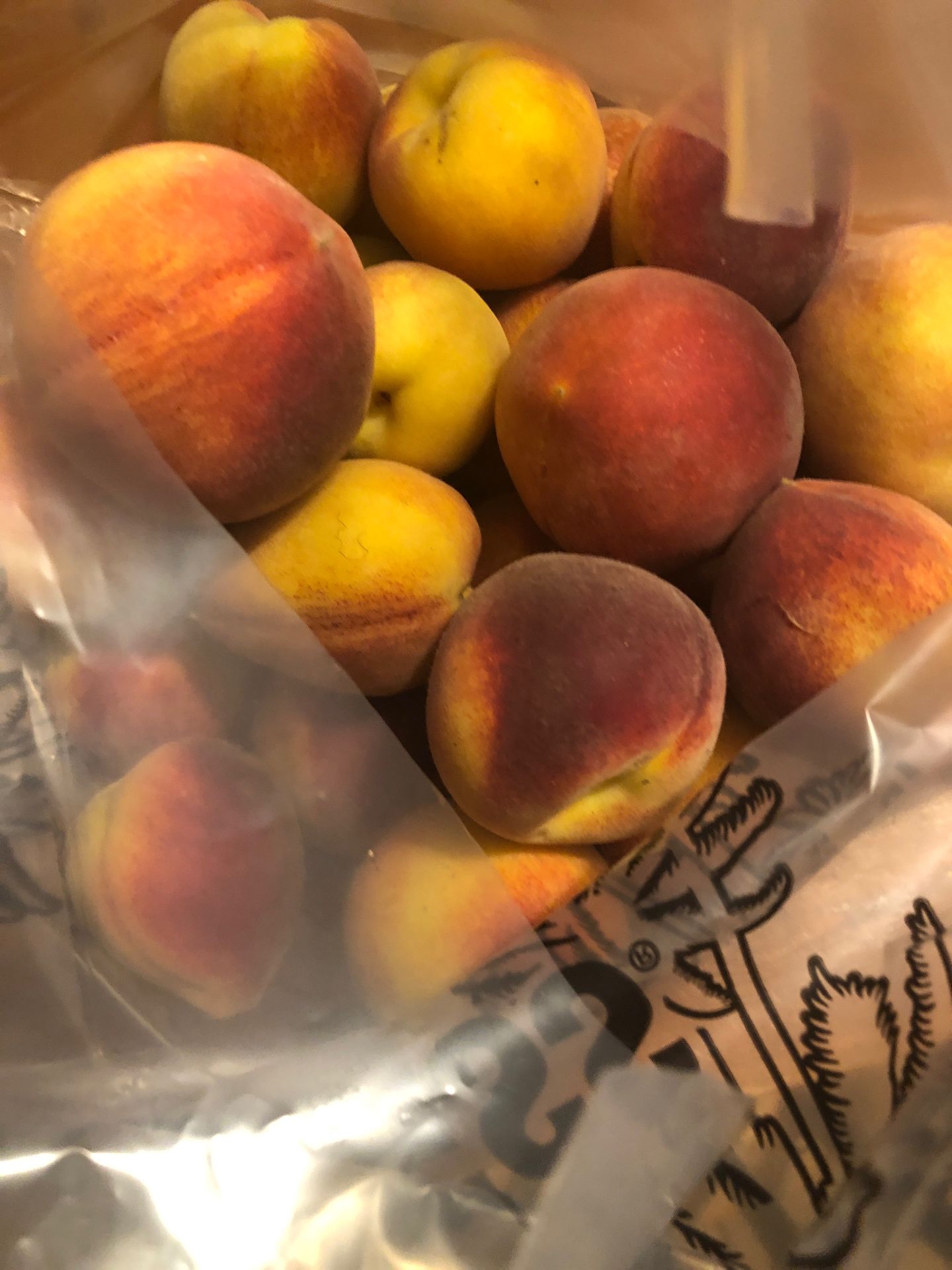 Free bag of peaches free pick up ASAP