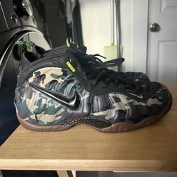 Nike Foamposite Green Camo 