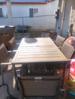 Patio table