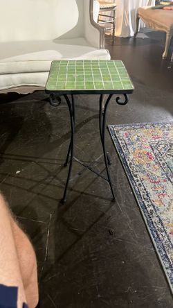 Ornate Metal End Table