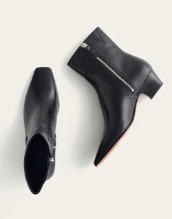 NEW Madewell black leather Lexie boots 6.5