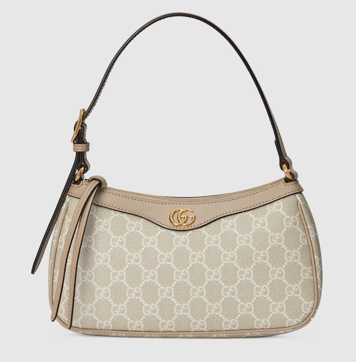 GUCI Ophidia small shoulder bag beige/white