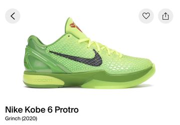 Nike Kobe 6 Protro Grinch (